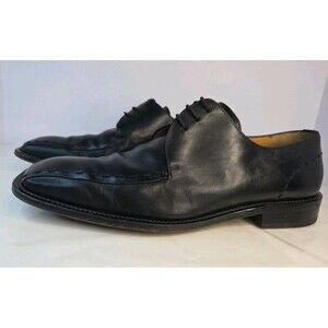 Mezlan Mens Maranello Dress Shoes 10 M Black Calf Leather Lace Up Wedding Prom